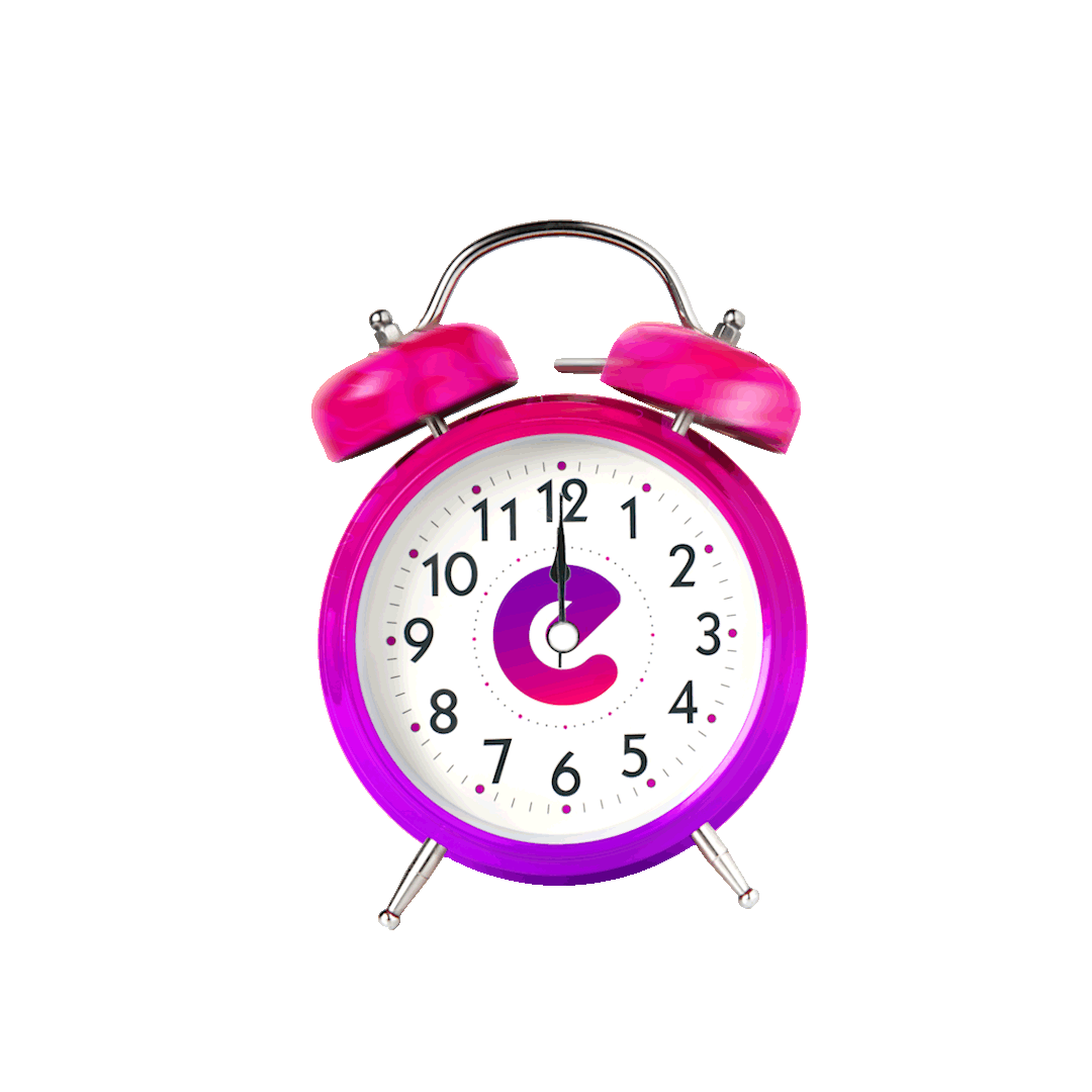 website animation clock animation loop