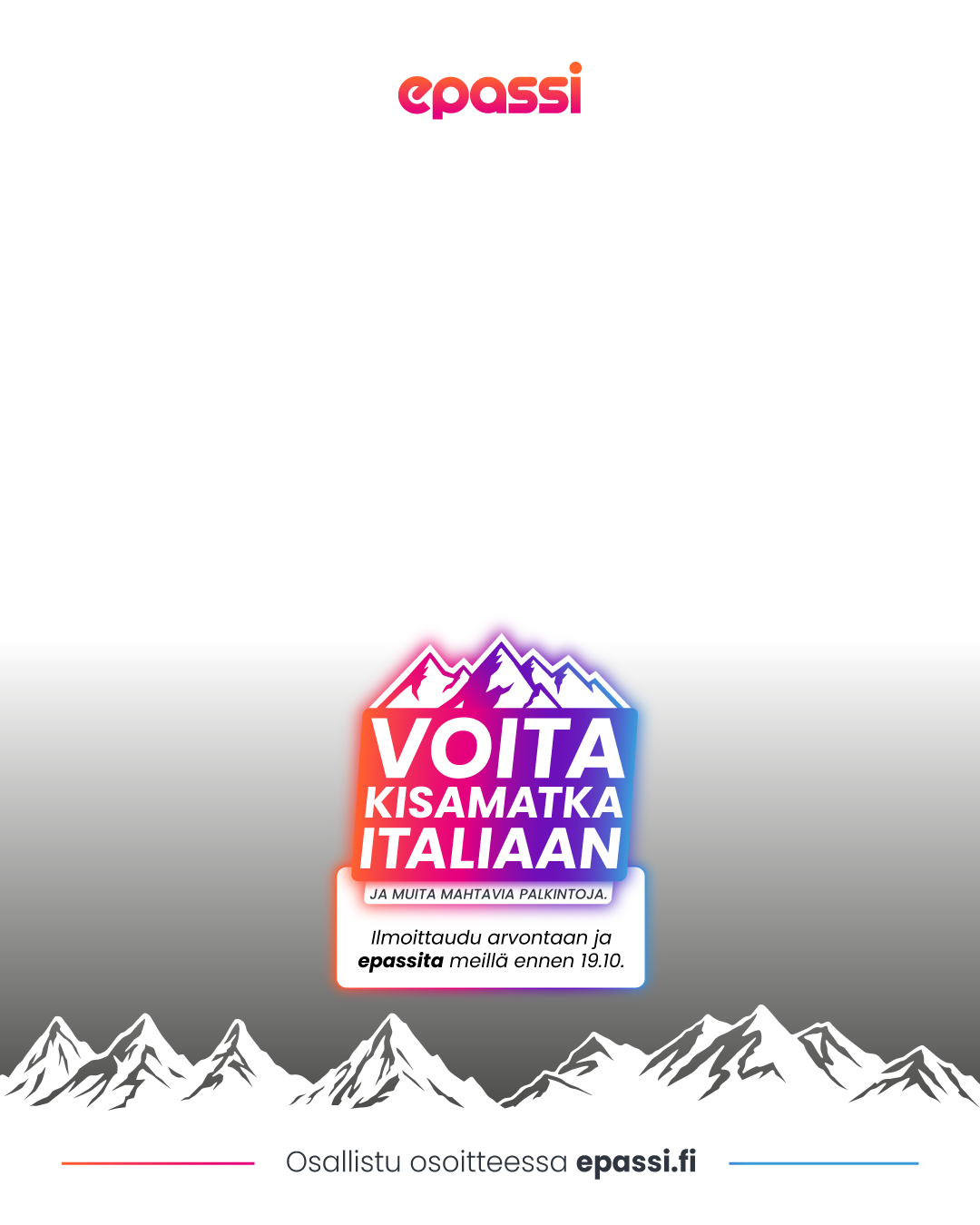 Voita matka - Palveluntarjoaja - Overlay vuoristo