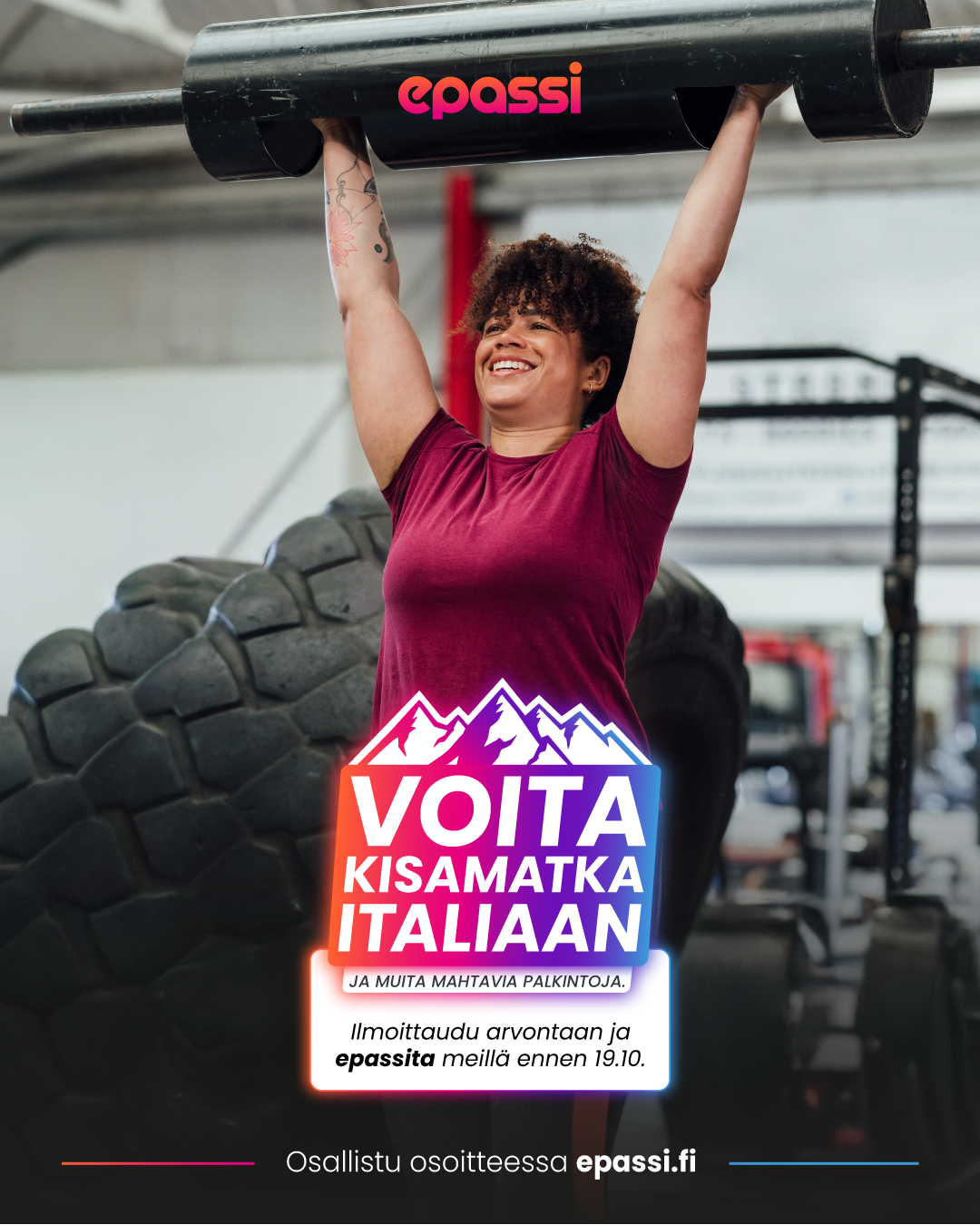 Voita matka - Palveluntarjoaja - post kuntosali 
