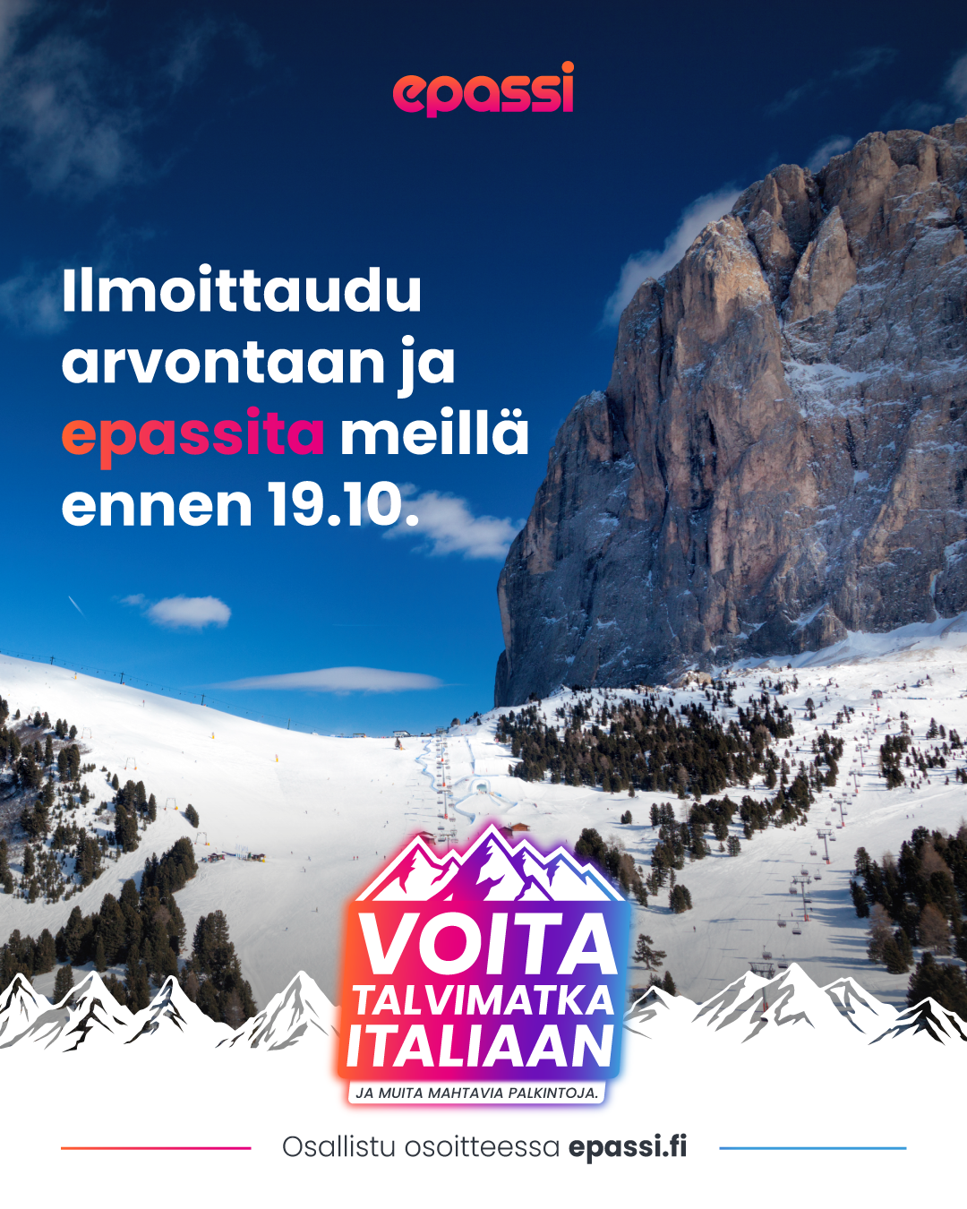 Voita matka - Palveluntarjoaja - post maisemakuva vuoristosta