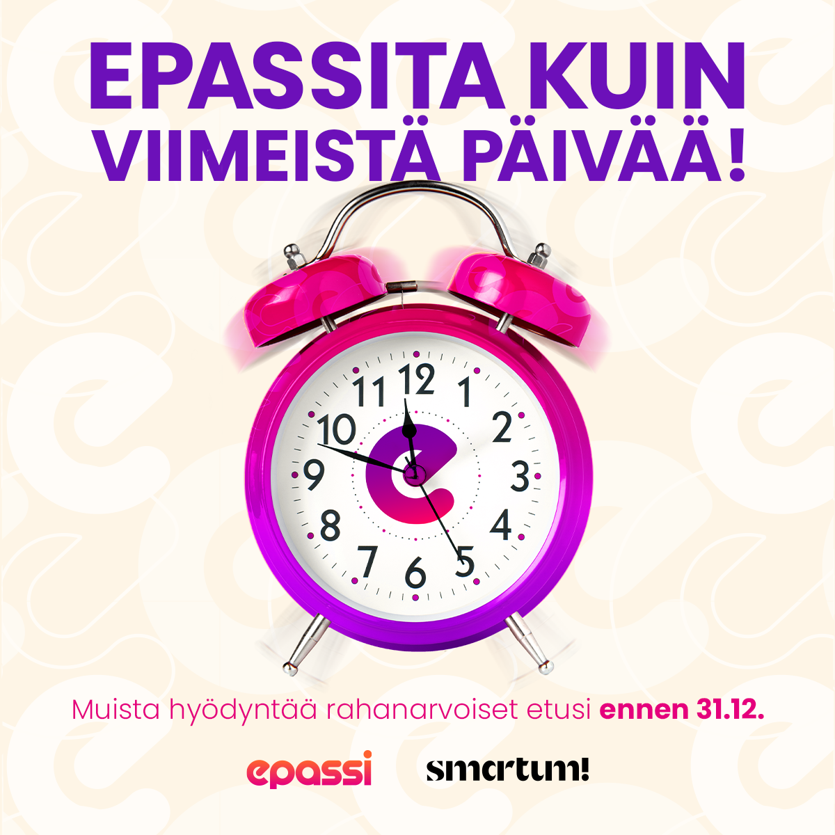 Epassita kuin viimeistä päivää! (1200x1200px)