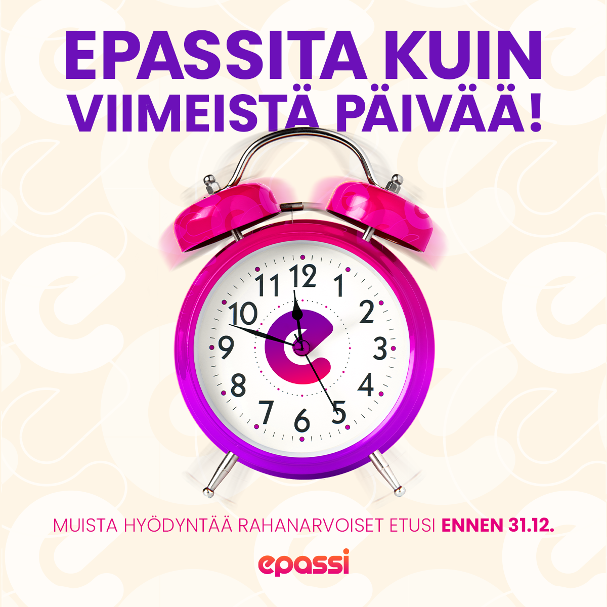 Epassita kuin viimeistä päivää! (1200x1200px)