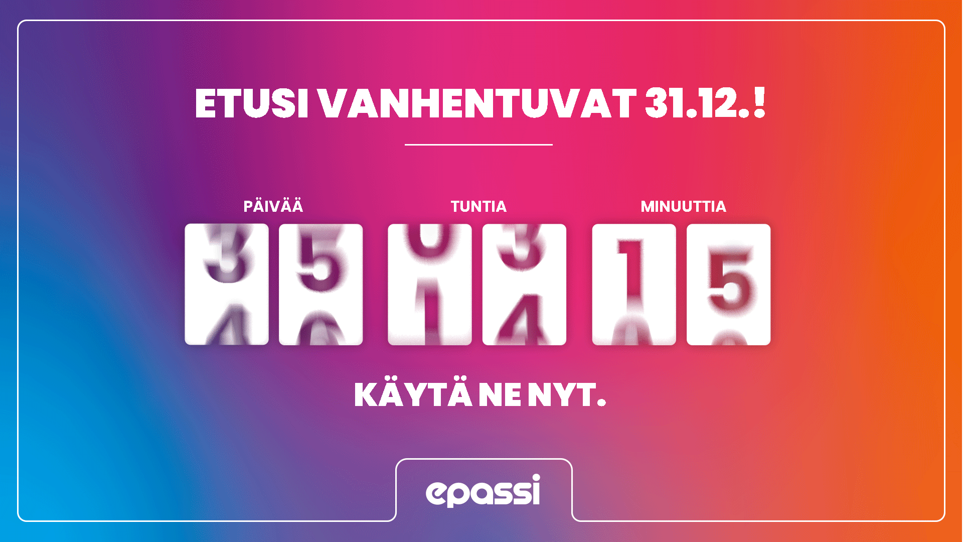 Katoaako sinultakin satoja euroja vuodenvaihteessa? Näin käytät 31.12. erääntyvät henkilöstöetusi helposti.