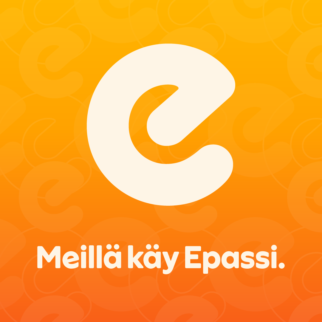 Meillä käy Epassi (oranssi Epassi-logo)