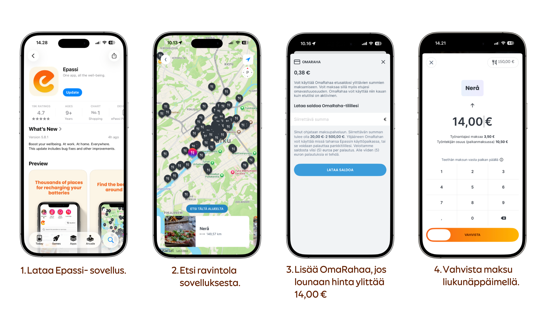 Näin maksat Epassilla