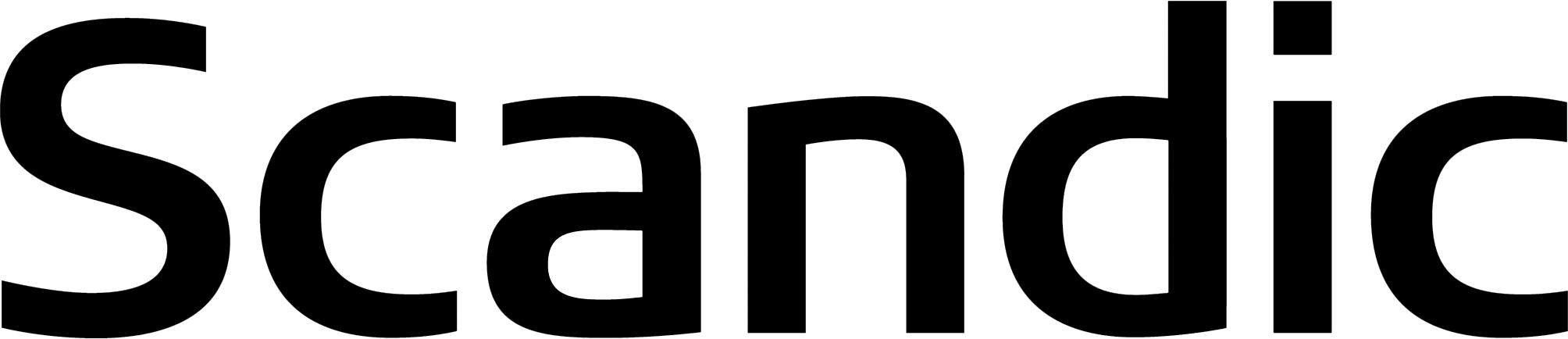 Scandic logo black